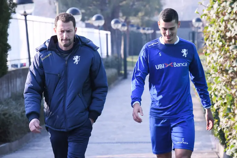 Al San Filippo l'allenamento del Brescia con Curcio