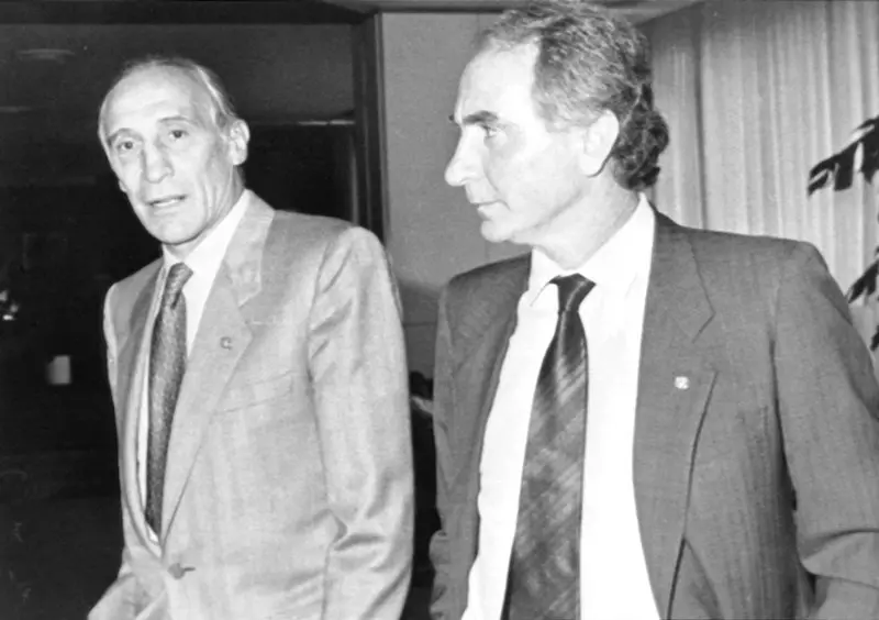 Enzo Bearzot e Azeglio Vicini - Foto archivio Ansa © www.giornaledibrescia.it