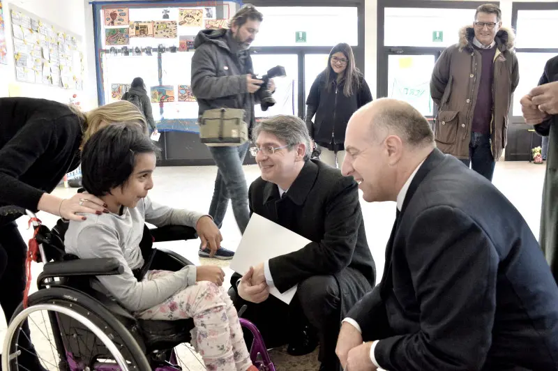 La visita alla scuola Giovanni XXIII