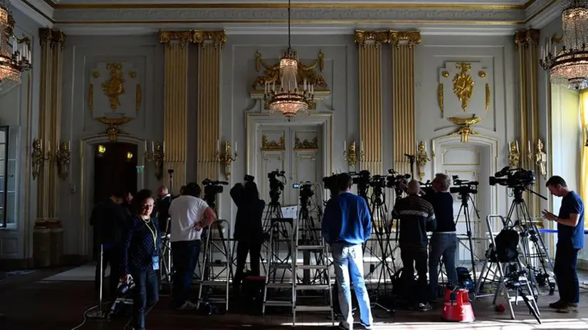 La sala dell'Accademia dove avviene l'annuncio del vincitore