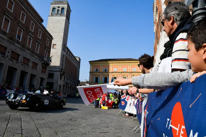 Mille Miglia, che colpo d'occhio a Piacenza