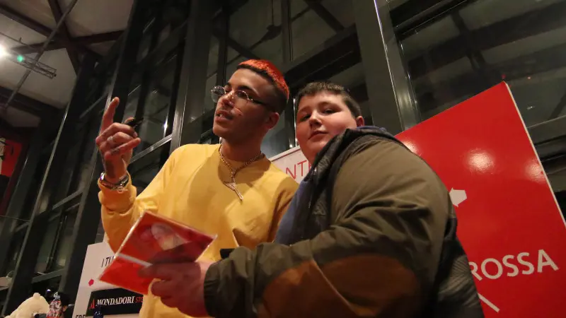 Sfera Ebbasta al Freccia Rossa