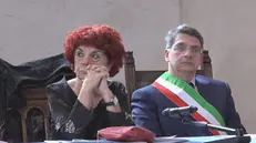La ministra Fedeli oggi a Brescia © www.giornaledibrescia.it