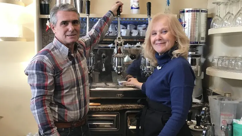 Baristi amici. Sergio Maccarinelli e la moglie Adriana Bettoni