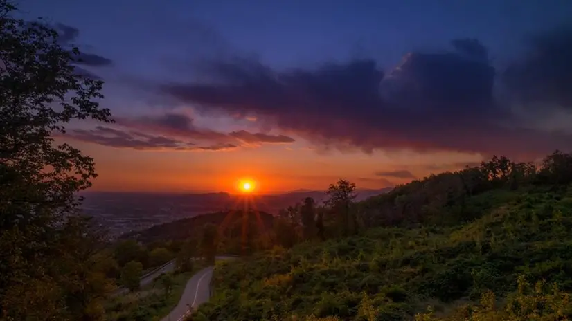 Un tramonto visto dalla Maddalena - Foto Raffaella Guerini