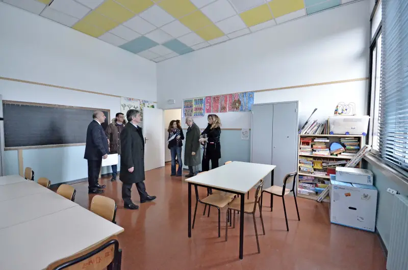 La visita alla scuola Giovanni XXIII