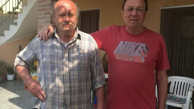 Ermete Civettini e suo cognato Severino Massetti, i vicini di casa - © www.giornaledibrescia.it