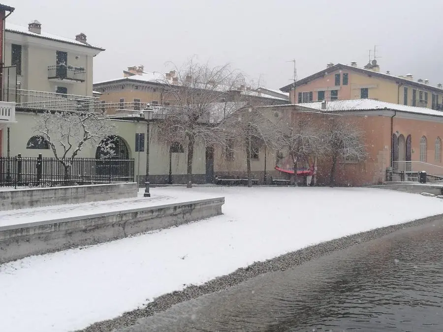 I laghi bresciani sotto la neve