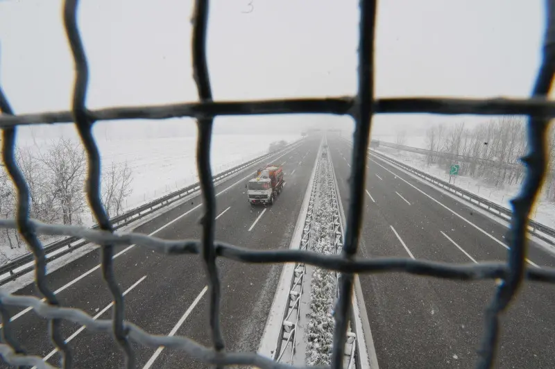 A21 chiusa per neve