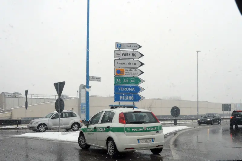 A21 chiusa per neve