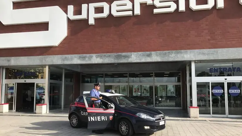 L'intervento dei carabinieri