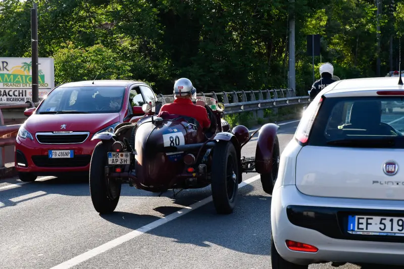 Il traffico e la Mille Miglia