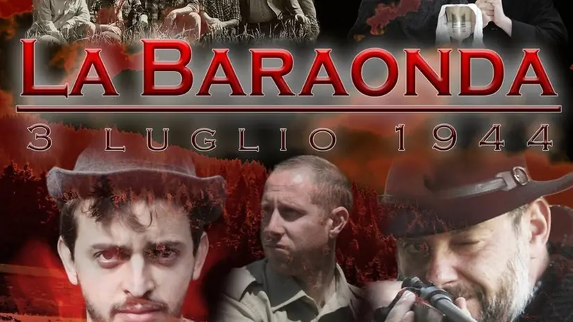 La locandina de «La baraonda. 3 luglio 1944»