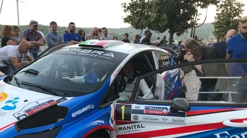 Albertini e Fappani su Ford Fiesta, vincitori della 42esima edizione del Rally 1000 Miglia - © www.giornaledibrescia.it