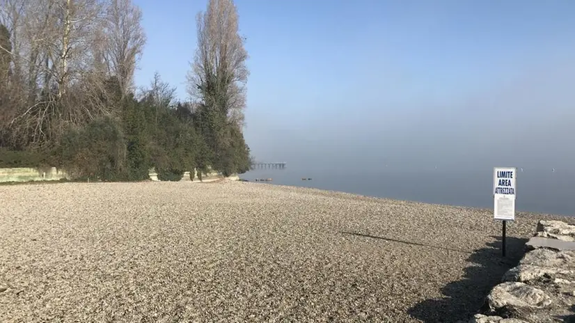 Verso il Vo’. L’area di spiaggia che potrebbe diventare il Lido del Finanziere