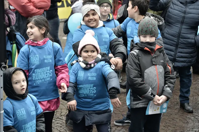 I piccoli di corsa per la Tomorrow Runners