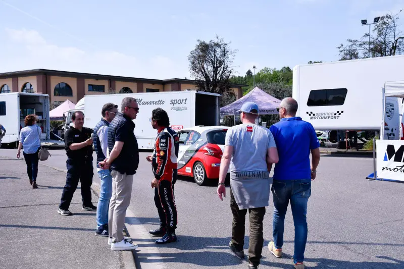 Il parco assistenza del Rally 1000 Miglia