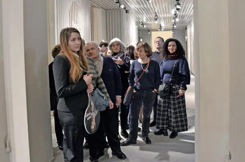 Il pubblico alla riapertura della Pinacoteca