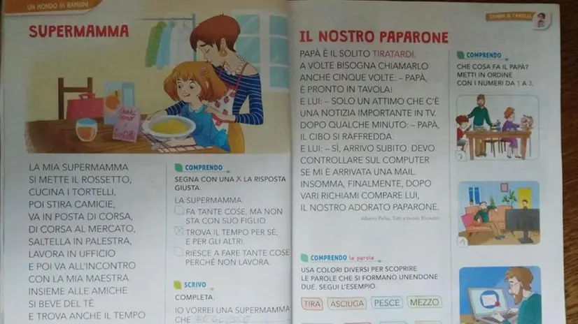 Stereotipi femminili e maschili nel libro di testo per la scuola elementare