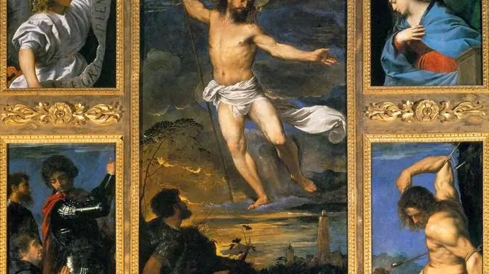 Polittico Averoldi di Tiziano. Chiesa San Nazaro e Celso.