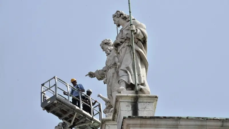 Cattedrale, nuovo sopralluogo alla statua di San Giacomo