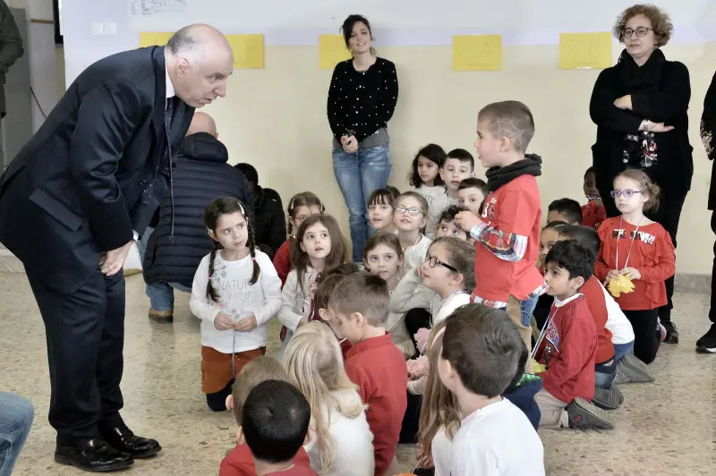 La visita alla scuola Giovanni XXIII