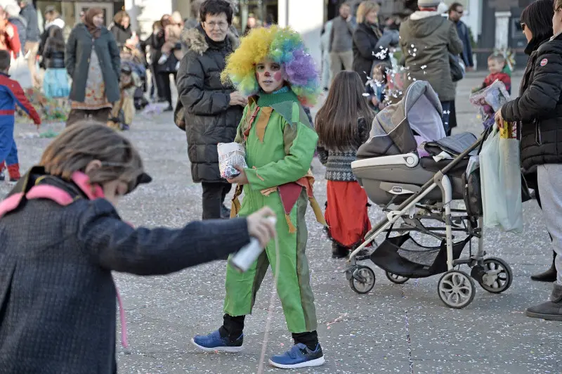 Carnevale in piazza Loggia
