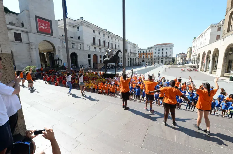 Grest del centro storico, flash mob in piazza Vittoria