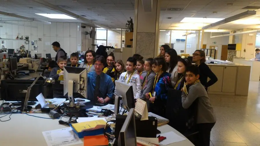 La 5A della scuola primaria Mario Lodi di Brandico