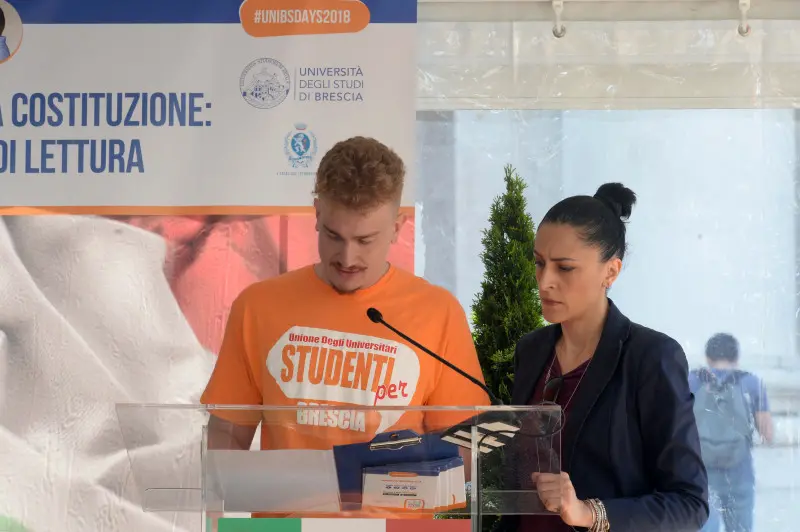 UniBs Days, la Staffetta della Costituzione