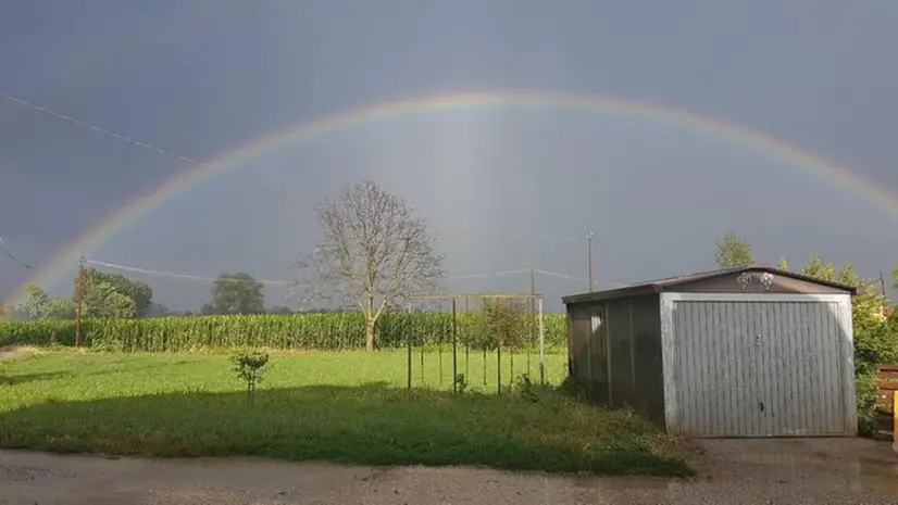 Arcobaleno a Bagnolo Mella - Foto Laura Trainini