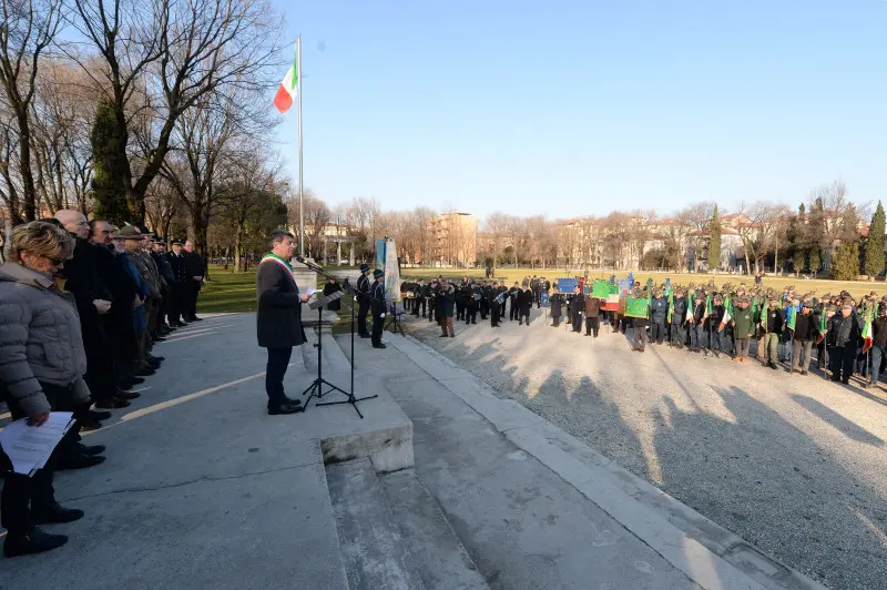 La cerimonia di intitolazione di Campo Marte