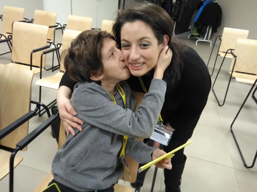 Gli studenti in visita al giornale