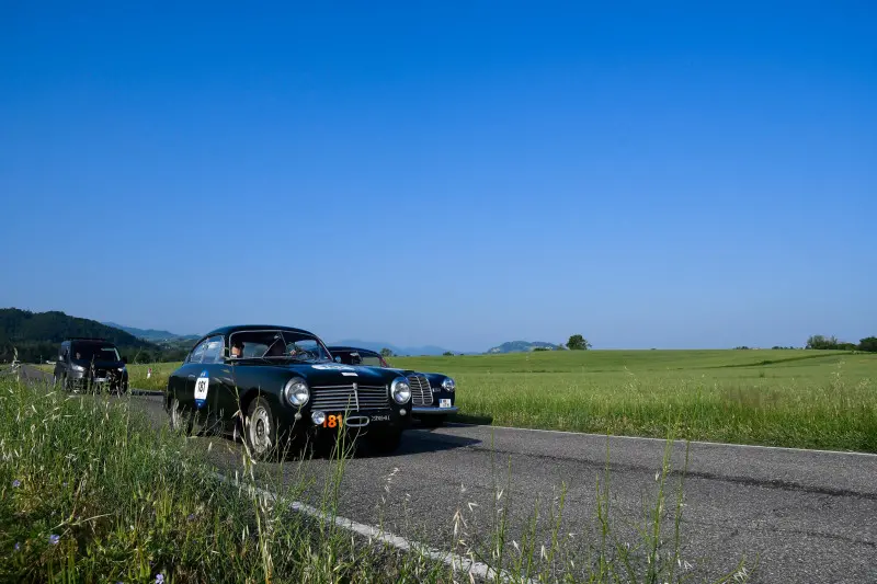 Mille Miglia, che colpo d'occhio a Piacenza