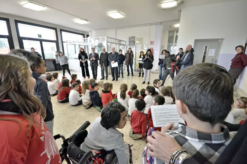 La visita alla scuola Giovanni XXIII