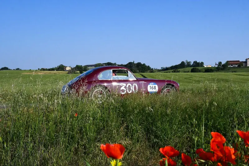 Mille Miglia, che colpo d'occhio a Piacenza