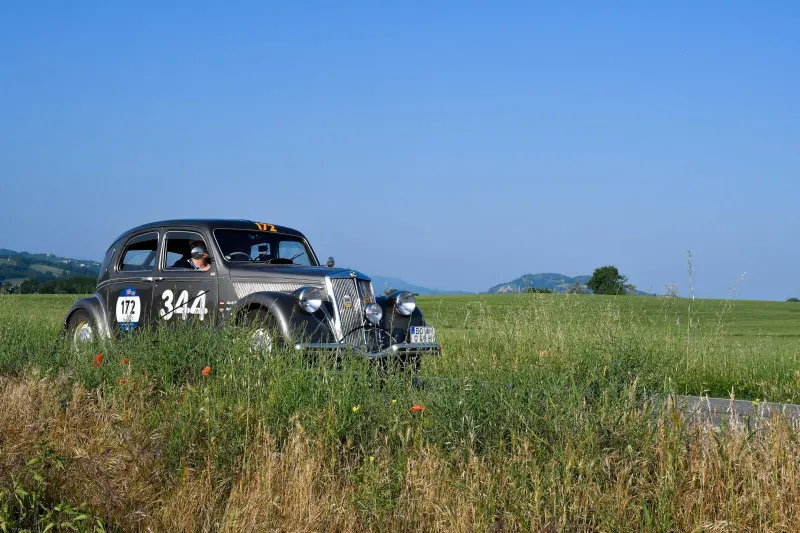 Mille Miglia, che colpo d'occhio a Piacenza