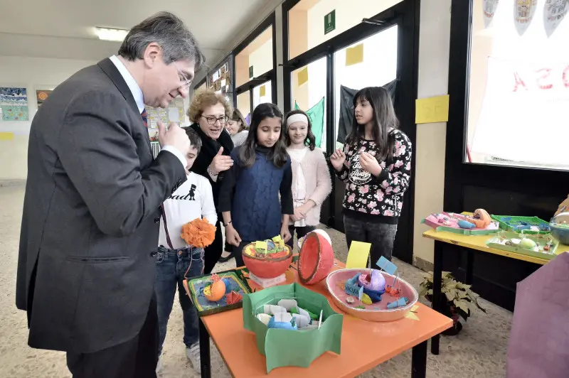 La visita alla scuola Giovanni XXIII