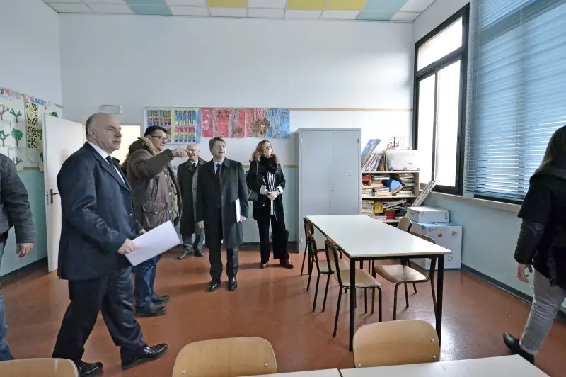 La visita alla scuola Giovanni XXIII