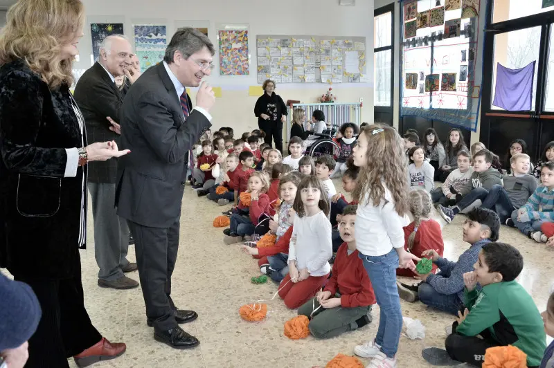 La visita alla scuola Giovanni XXIII