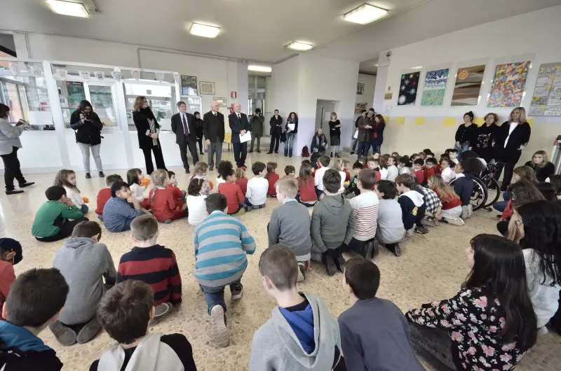 La visita alla scuola Giovanni XXIII