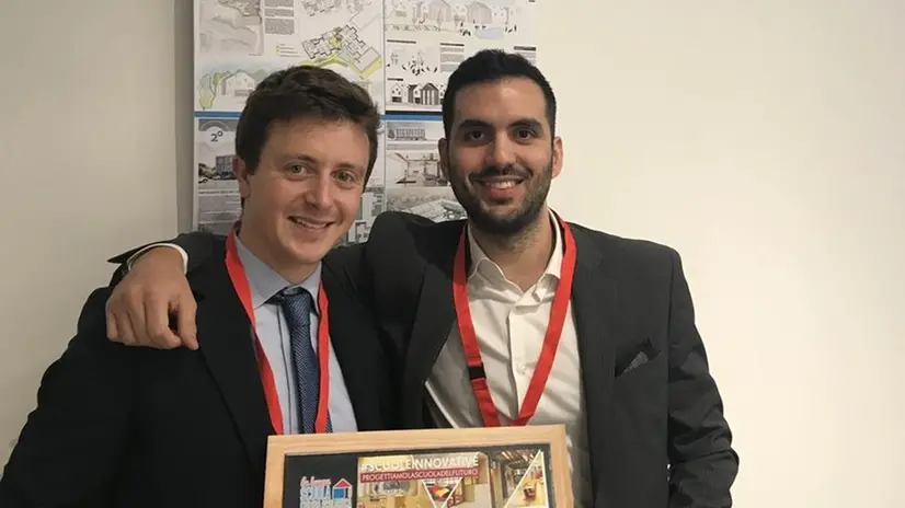 Premiati. Vincenzo Bernardelli (a sinistra) con Luca Fogliata