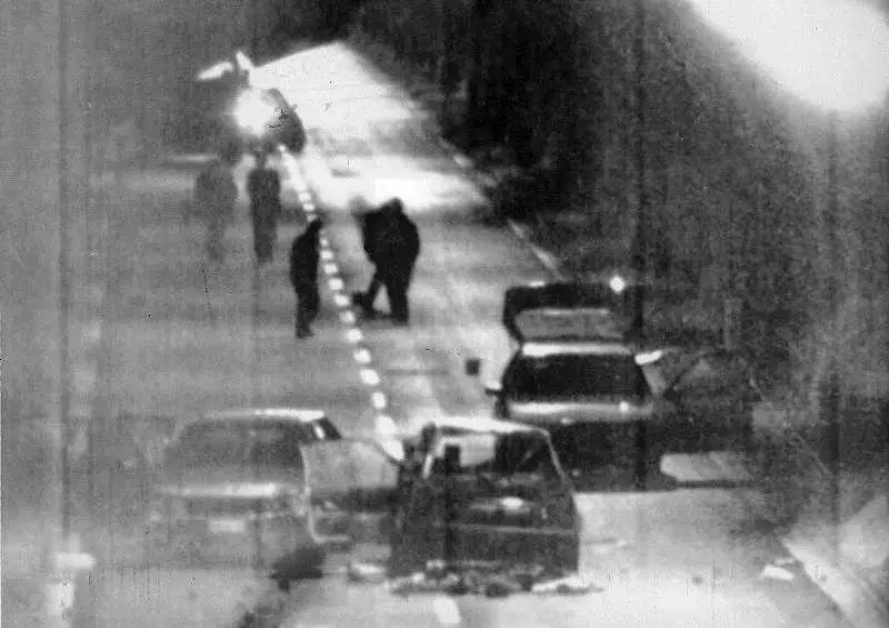 La sparatoria di Riofreddo in cui perse la vita l'ispettore dei Nocs Samuele Donatoni - Foto Ansa © www.giornaledibrescia.it
