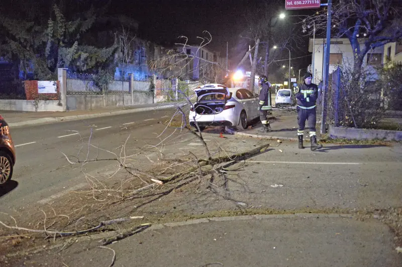 Incidente nella notte a Gussago