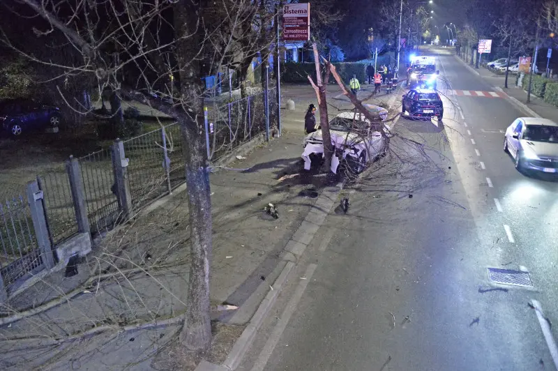 Incidente nella notte a Gussago