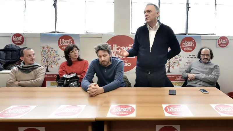 L'inaugurazione della sede di Liberi e Uguali
