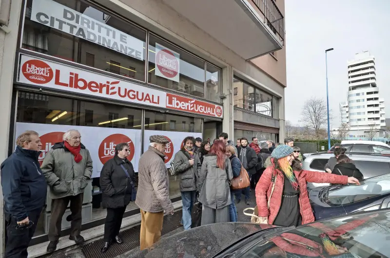 L'inaugurazione della sede di Liberi e Uguali