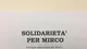 Mirco Franzoni raccolta fondi
