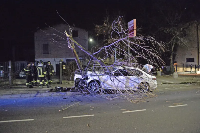 Incidente nella notte a Gussago
