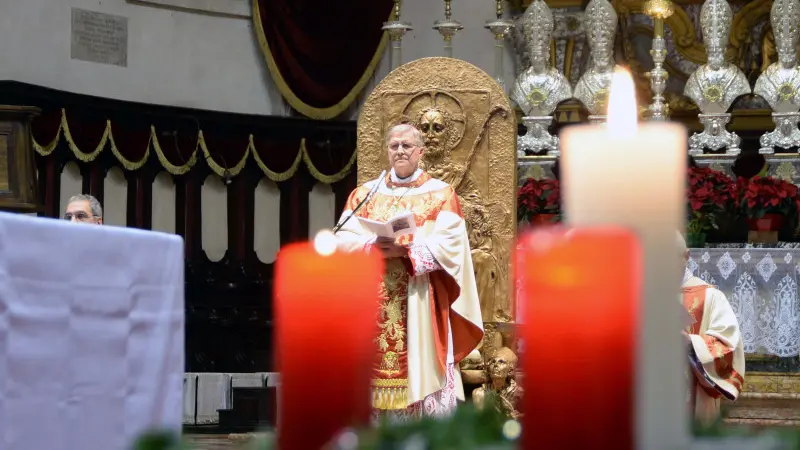 La messa in duomo di mons. Tremolada